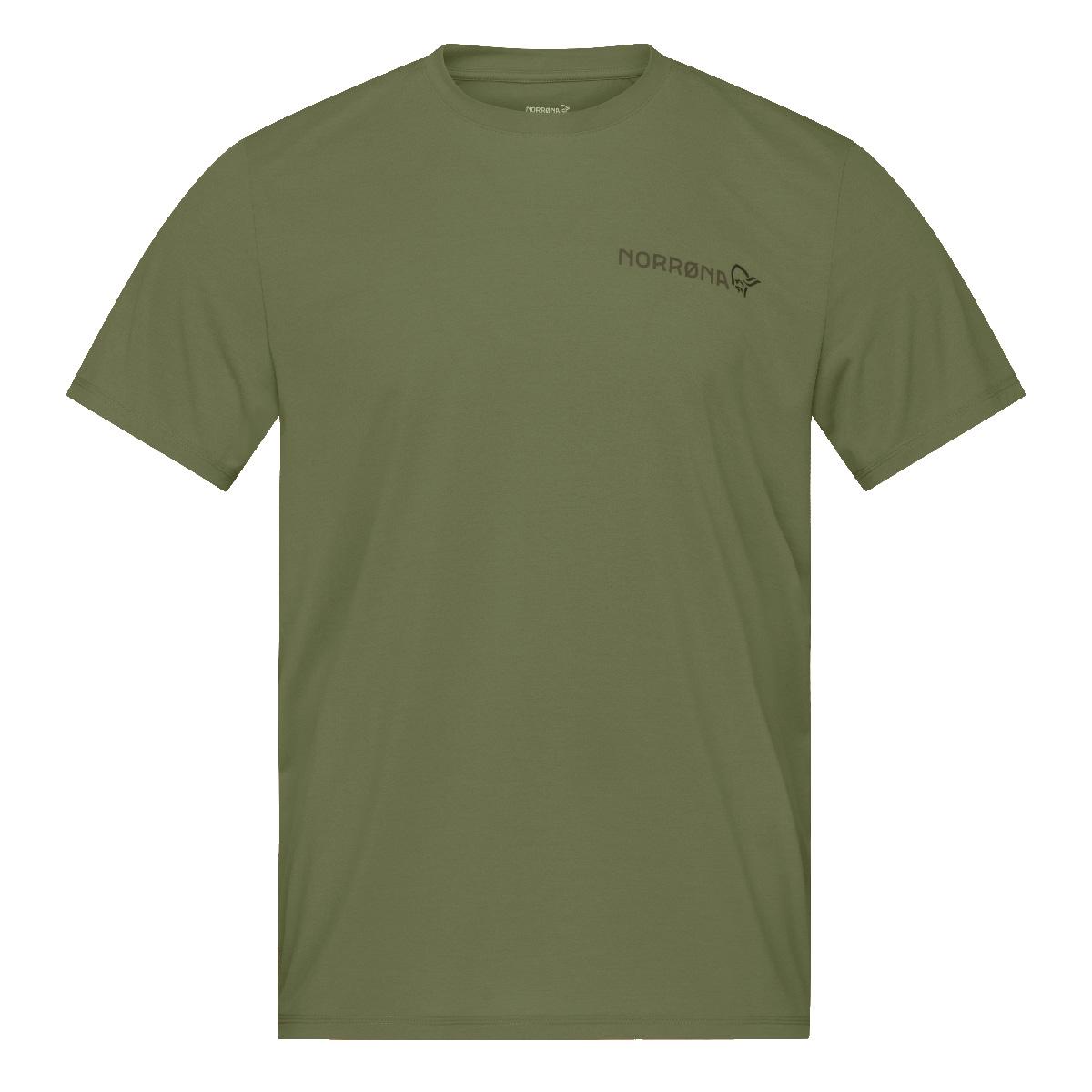 Norrona Femund Tech TShirt Men's in Loden Green